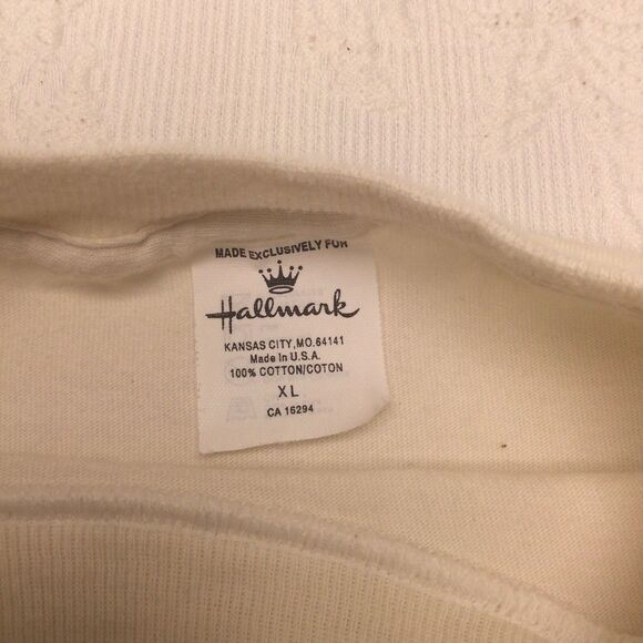 Vtg 90s Hallmark Bird Bird feeder Wildlife Shirt USA XL Cottage Cabin Cute - Picture 5 of 7